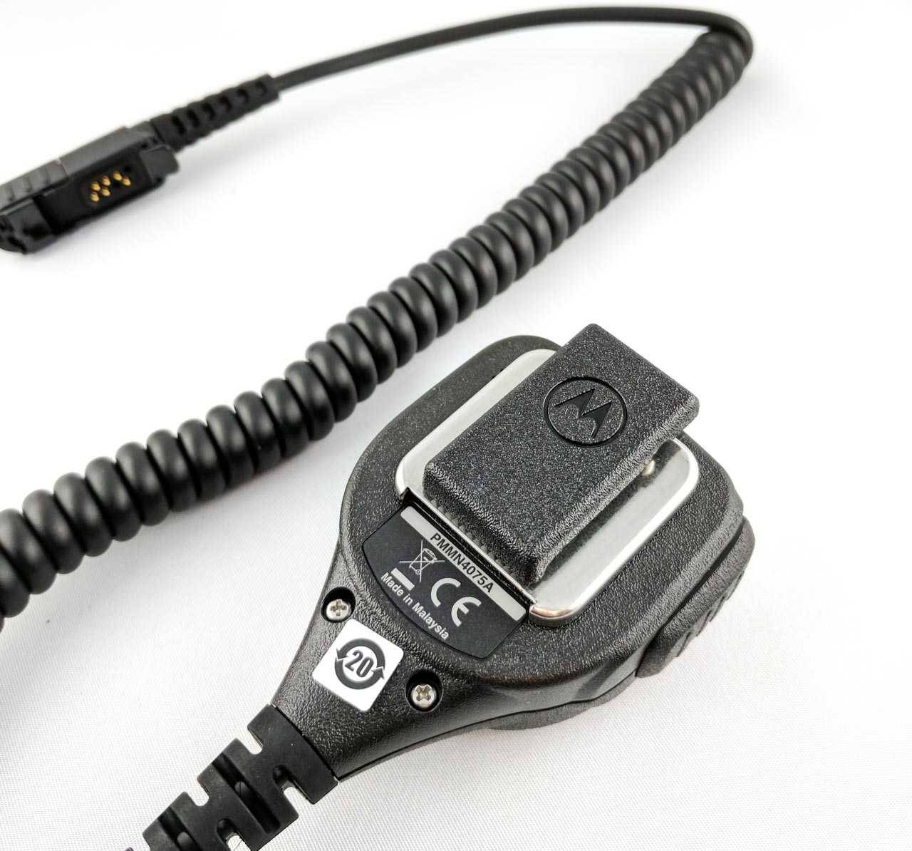 Motorola Abgesetztes Lautsprechermikrofon IP57 mit Geräuschunterdrückung PMMN4075A