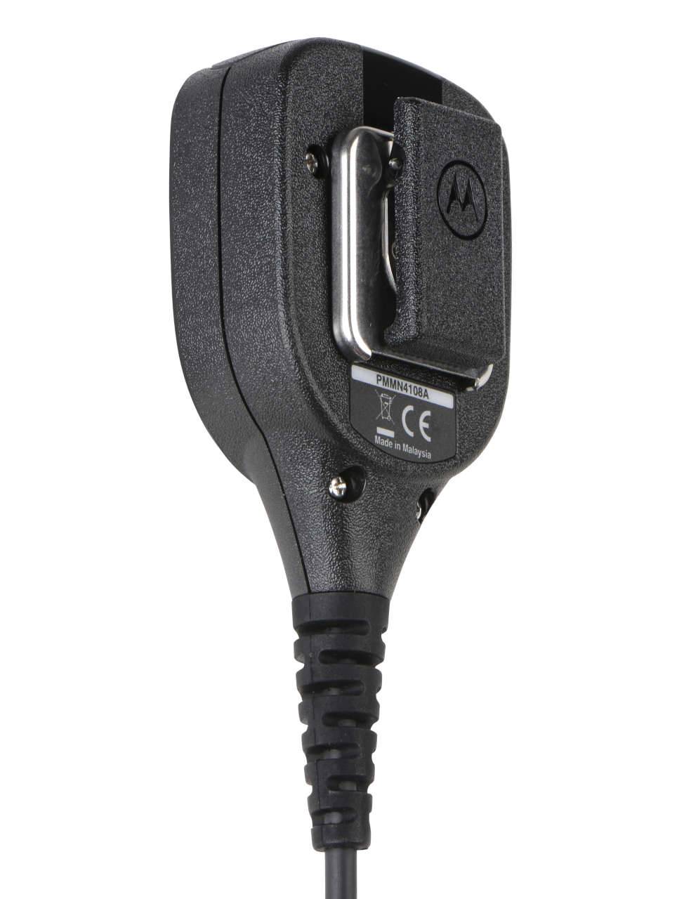 Motorola IMPRES Abgesetzes Lautsprechermikrofon RSM mit Windporting Geräuschunterdrückung und IP67 PMMN4108A