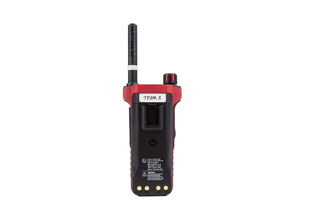Motorola MTP8500Ex TETRA Industrie Handfunkgerät ATEX - Antenne Akku Ladegerät MDH16PCF6TZ5AN