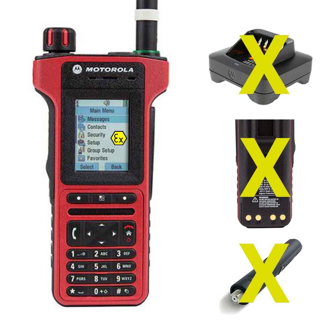 Motorola MTP8550Ex TETRA Industrie Handfunkgerät ATEX - ohne Zubehör MDH17PCH6TZ5AN