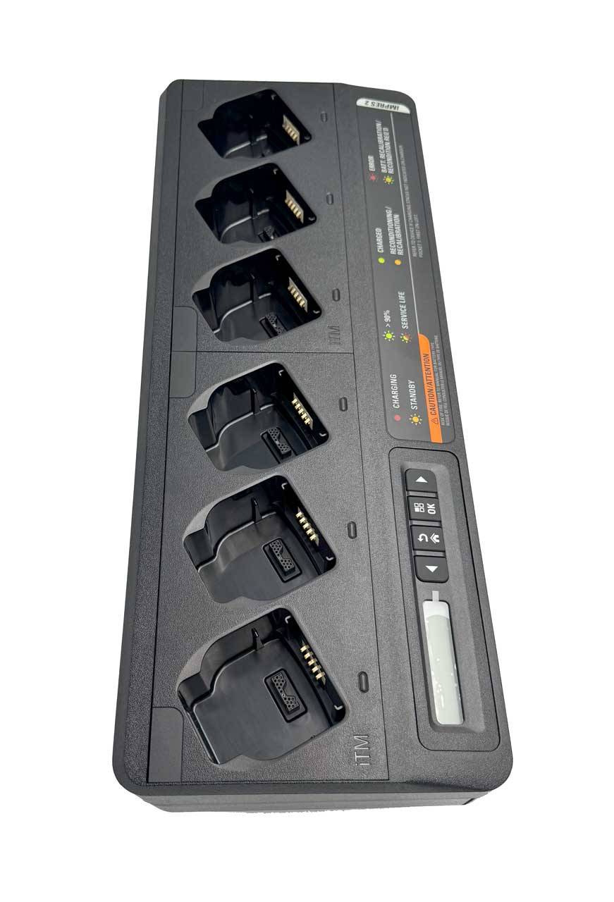 Motorola 6-fach Tischladegerät IMPRES 2 Ladetechnologie mit Display und Netzteil PMPN4402A