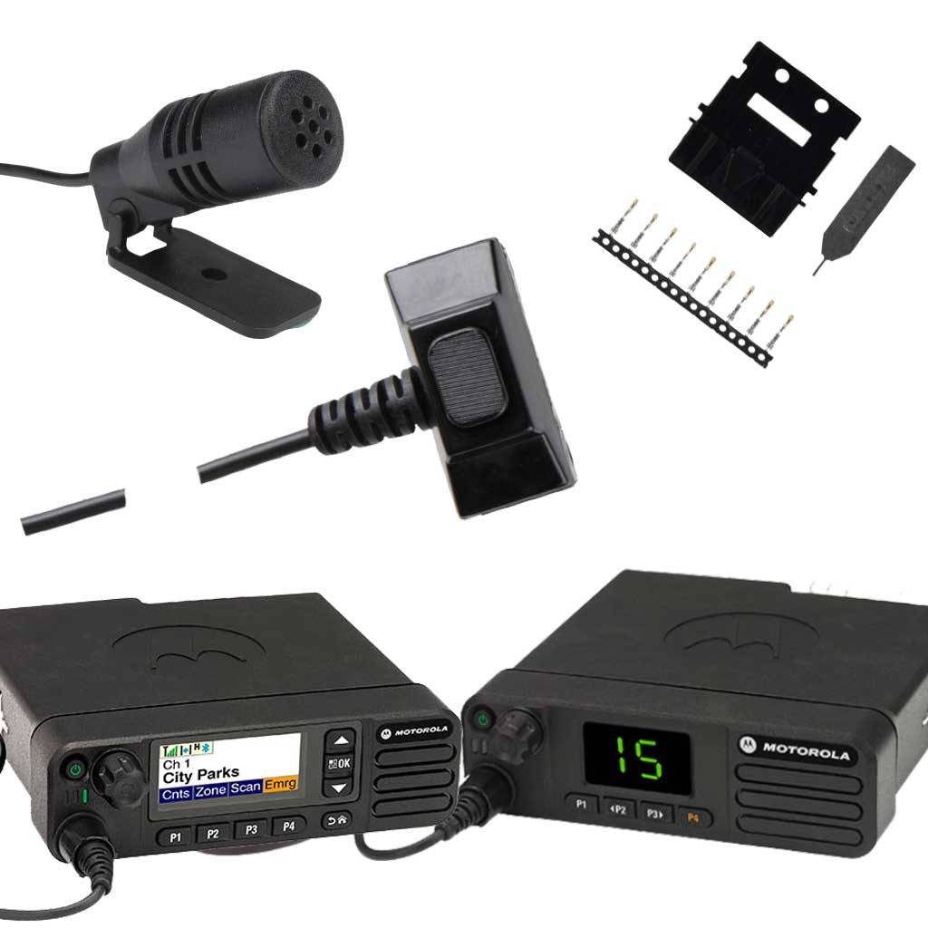 Freisprecheinrichtung mit Fußtaster Motorola DM4400 DM4600 DM4401 DM4601 DM4400e DM4600e DM4401e DM4601e