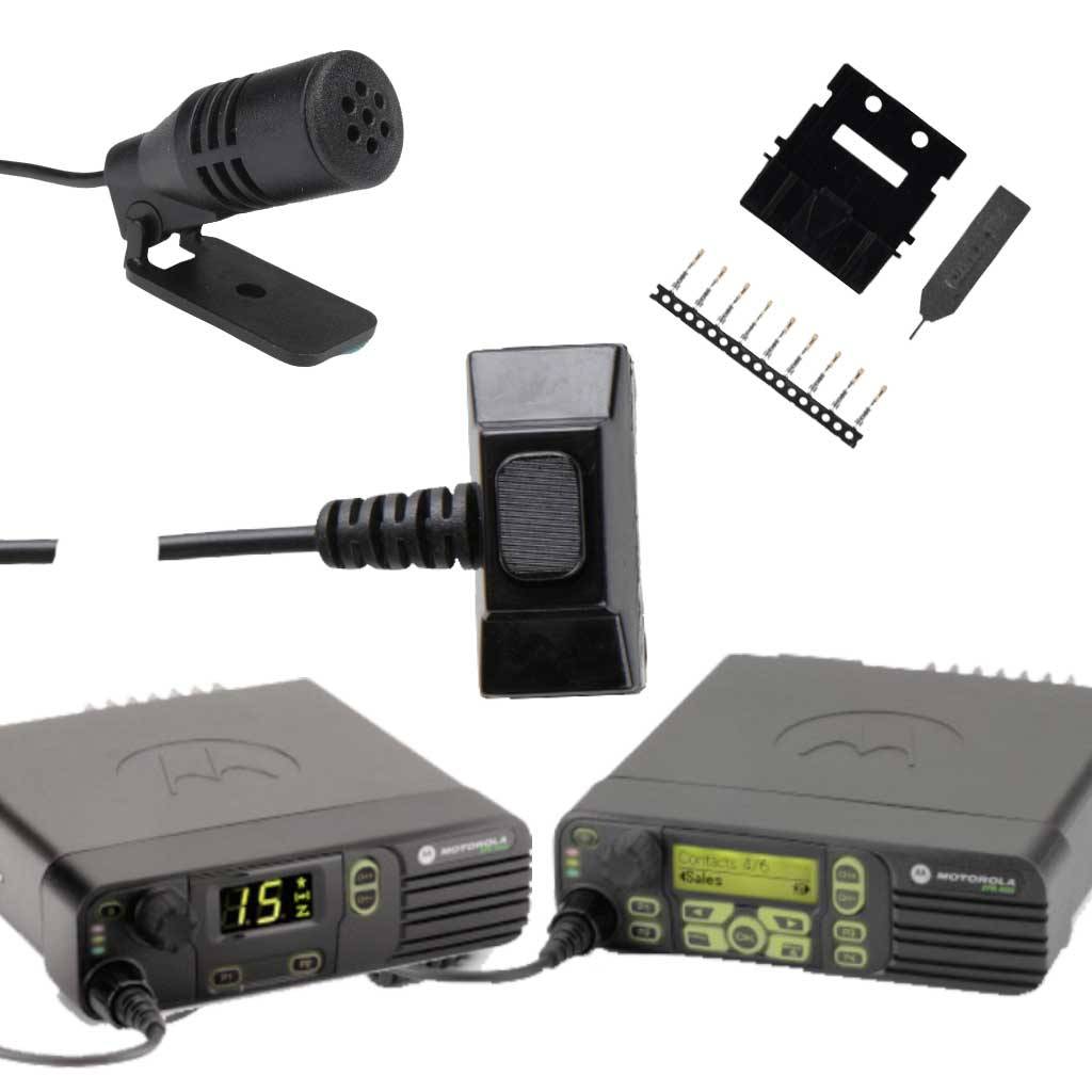 Freisprecheinrichtung Basic für Motorola DM3400 DM3401 DM3600 DM3601 für PKW und leise Umgebungen