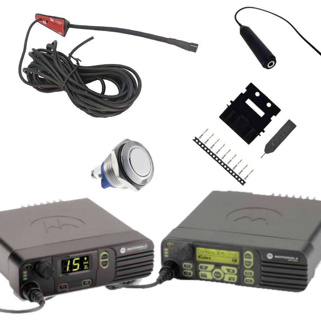 Freisprecheinrichtung Professionell für Motorola DM3400 DM3401 DM3600 DM3601 für LKW und laute Umgebungen wie Baumaschinen und Kräne