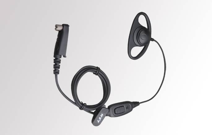 HYTERA Ohrhörer mit D-Bügel und integriertem Mikrofon, separate Sendetaste, VOX- oder PTT-Steuerung EHN07 580003009009 EOL