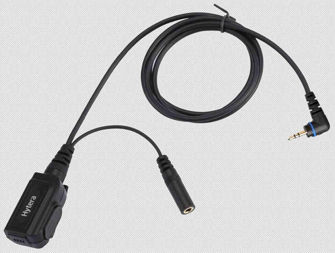 HYTERA Basis-Set mit PTT und Mikrofon ohne Ohrhörer IP54, anschließbare Ohrhörer: ES-01, ES-02, EH-01, EH-02 ACS-01 580002042009