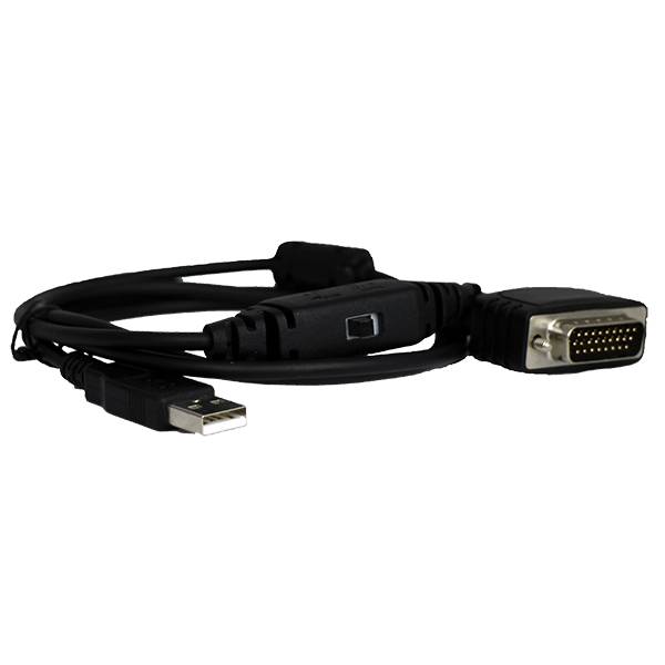 HYTERA Programmierkabel USB zur Verbindung mit einem 26 pin D-SUB Verbindungsstück mit Kippschalter CPS/DL PC75 580002035004