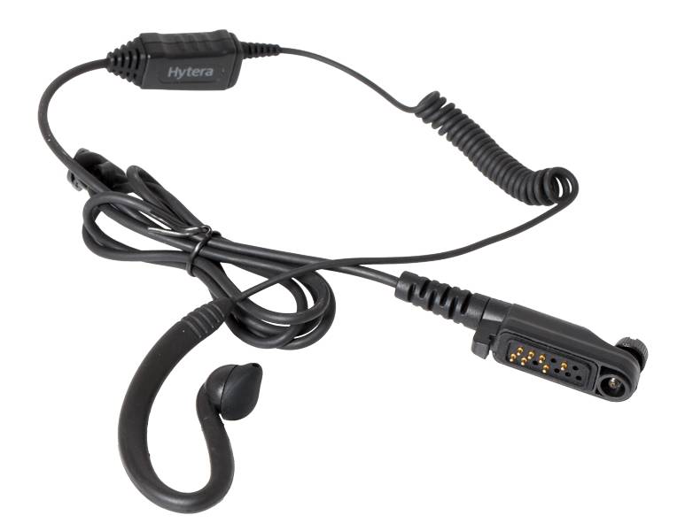 HYTERA C-förmiger Ohrhörer mit innenliegendem Mikrofon und PTT EHN26-P