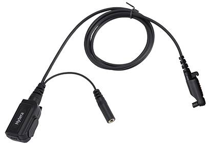 HYTERA Basis-Set mit PTT und Mikrofon ohne Ohrhörer, anschließbare Ohrhörer: ES-01, ES-02, EH-01 EH-02 ACN-02P