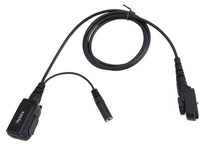 HYTERA Basis-Set mit PTT und Mikrofon ohne Ohrhörer, anschließbare Ohrhörer: ES-01, ES-02, EH-01, EH-02 ACN-01