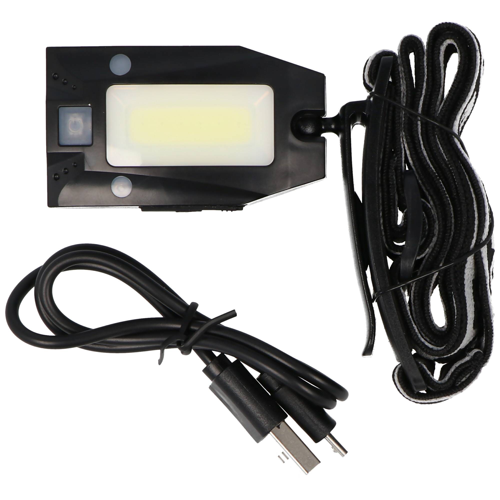 Velamp Metros LED Stirnlampe IH523, akkubetriebener Mulitfunktionsscheinwerfer mit Infrarotschalter inklusive Akku