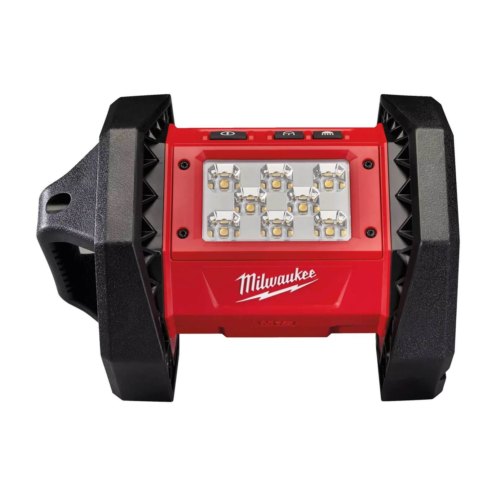 Milwaukee LED-Akku-Flutlichtstrahler M18 AL-0, Baustellenstrahler, Leuchte, 18V