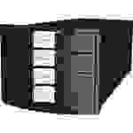 Schubladenbox Impuls A4/C4 4 geschlossene Schubladen schwarz
