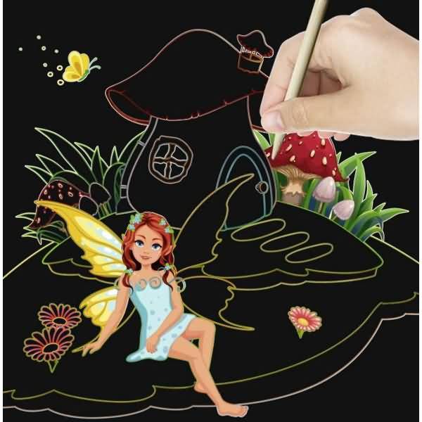 Mein magisches Kratzelbuch 'Feen & Prinzessinnen'