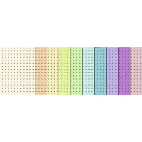 Stickkarton 'Pastell' 23x23cm 300g/qm VE=10 Blatt 10 Farben sortiert