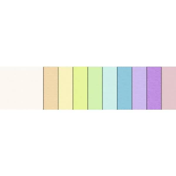 Tonzeichenpapier-Faltblätter 'Pastell' Durchmesser 15cm 130g/qm VE=100 Blatt/10 Farben sortiert