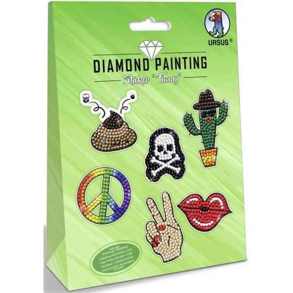 Diamond Painting Sticker 'Funny'