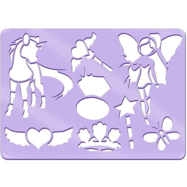 Mal-Schablonen 'Set 1'