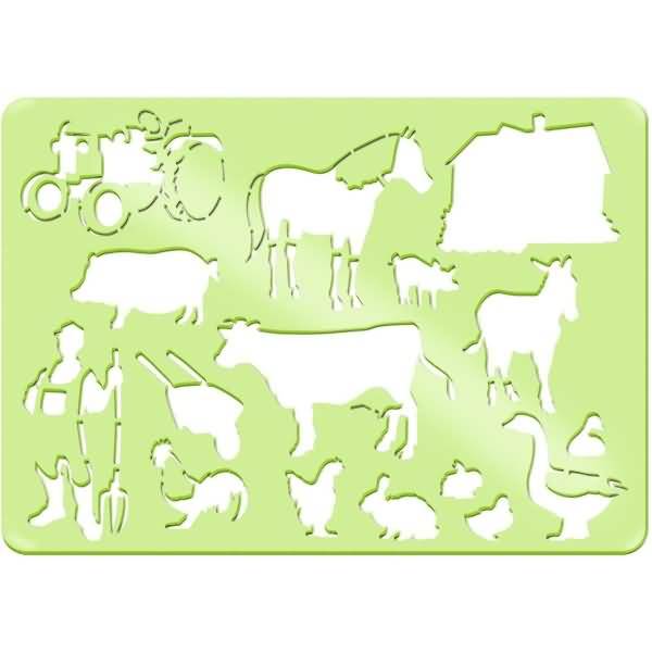 Mal-Schablonen 'Set 3'