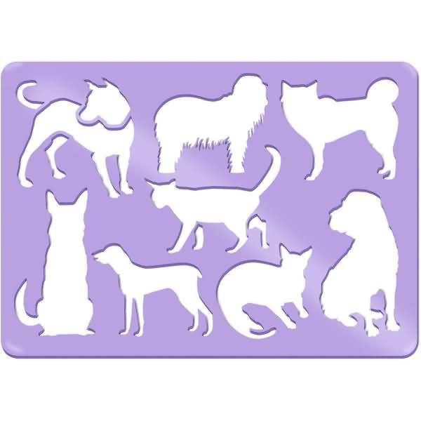 Mal-Schablonen 'Set 3'