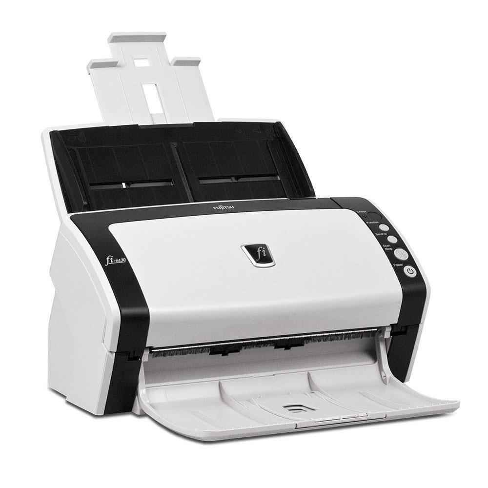 Fujitsu fi-6130z (B-Ware) Dokumentenscanner (600x600 dpi, 40 S/min, ADF, Duplex, USB, TWAIN, ISIS)
