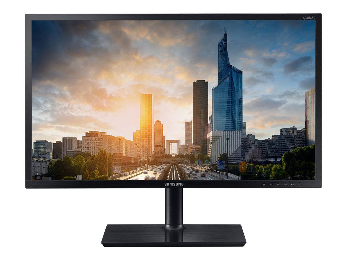 Samsung S24H650GDU - SH65 Series - LED-Monitor - 61 cm (24) (24 sichtbar) - 1920 x 1200 Full HD (1080p) @ 60 Hz - Plane to Line Switching (PLS)