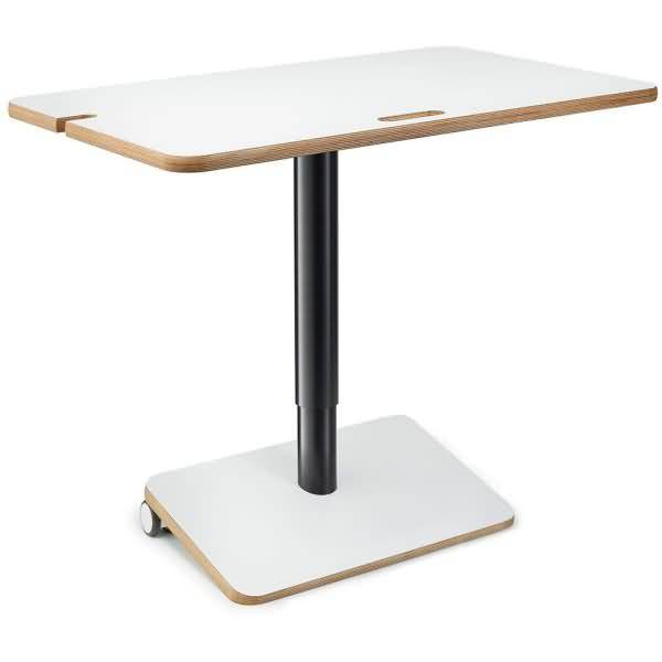 Sitz-/Stehtisch Spark BxTxH 100x62x67-113cm weiß/schwarz