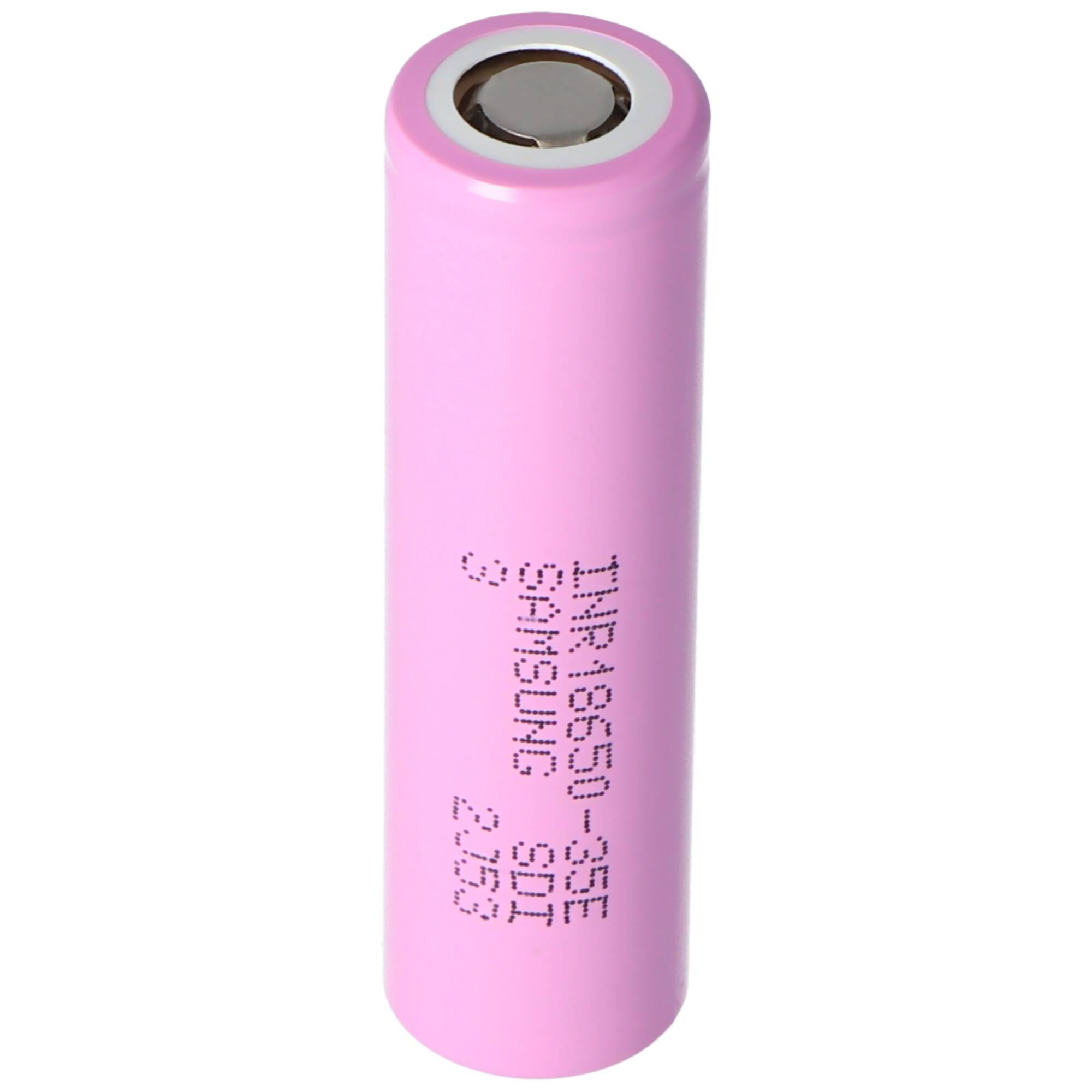 Samsung INR18650-35E 3,6 Volt Akku 3500mAh 18,55x65,25mm flacher Pluspol auswählbar mit oder ohne Lötfahnen ohne Lötfahn