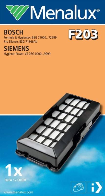 5 Stück Menalux MENA HEPA-Filter F203