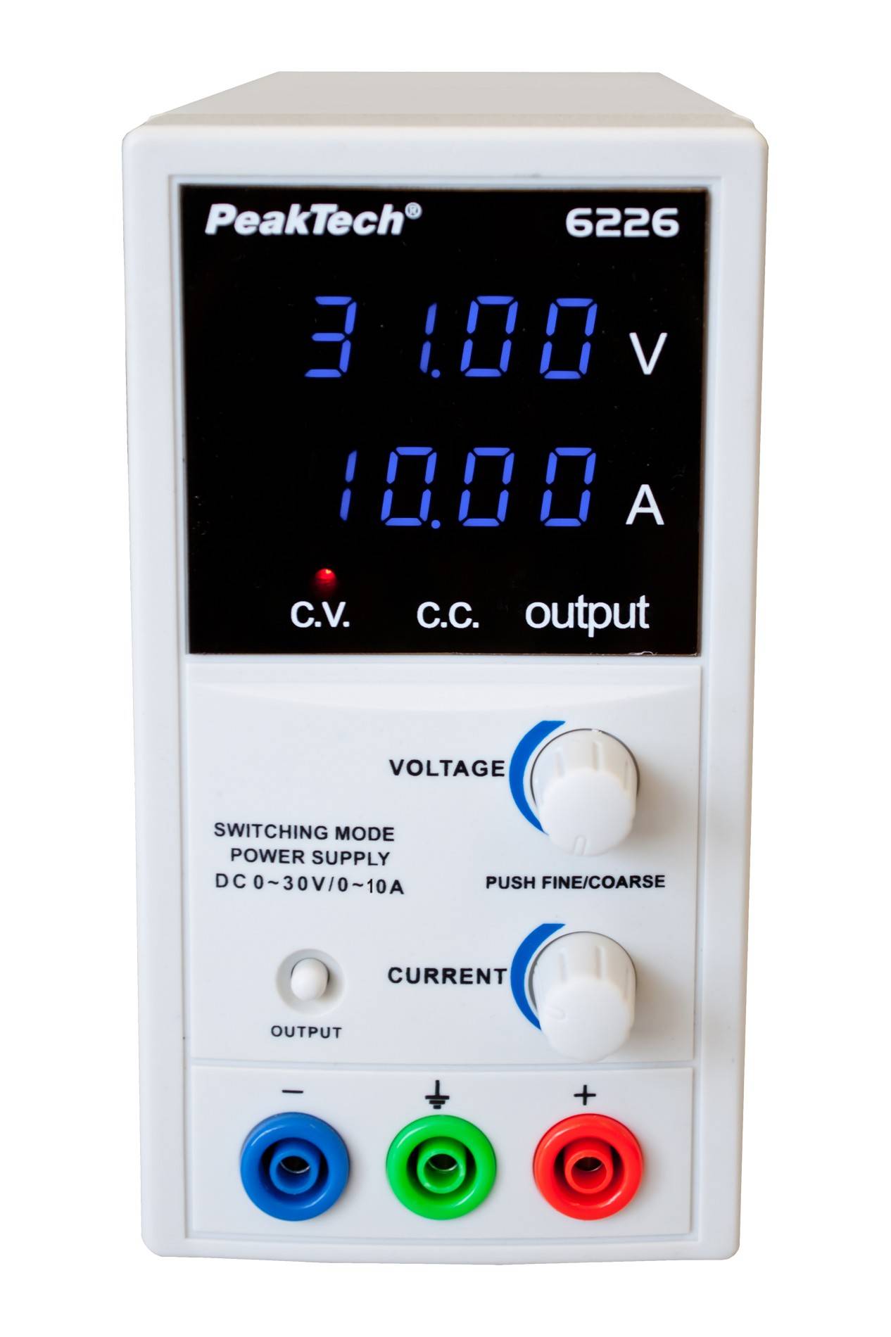 DC Schaltnetzgerät ~ 0 - 30 V / 0 - 10 A