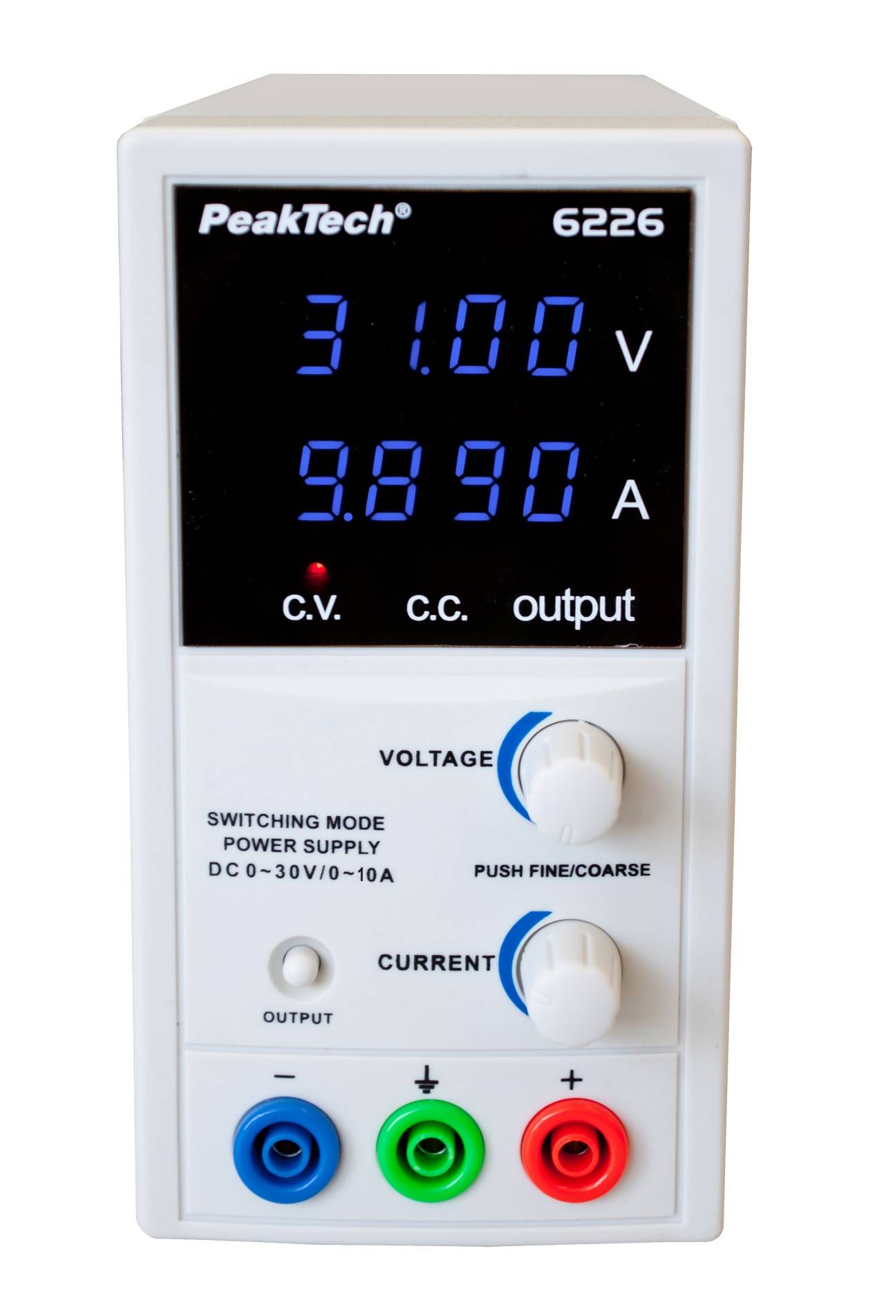 DC Schaltnetzgerät ~ 0 - 30 V / 0 - 10 A