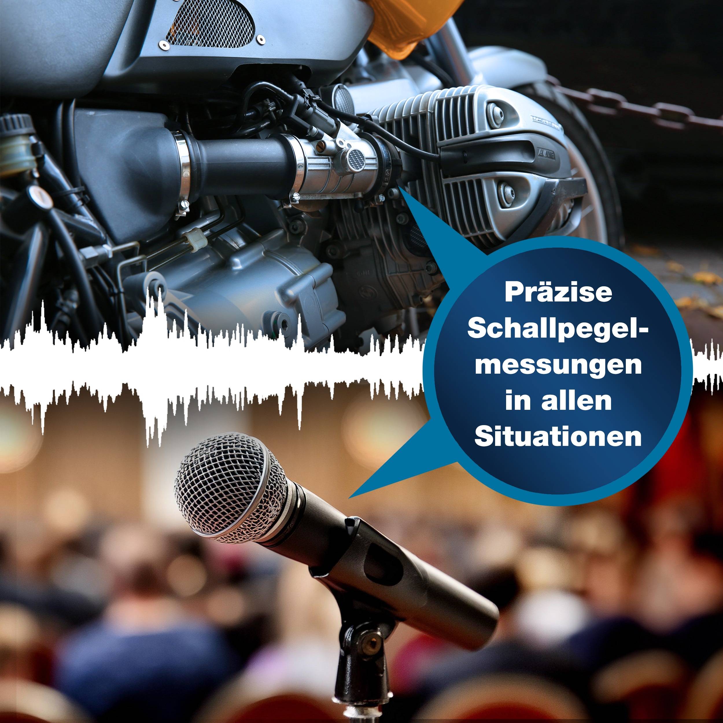 PEAKTECH Schallpegelmessgerät, P 8005, mit Datenlogger