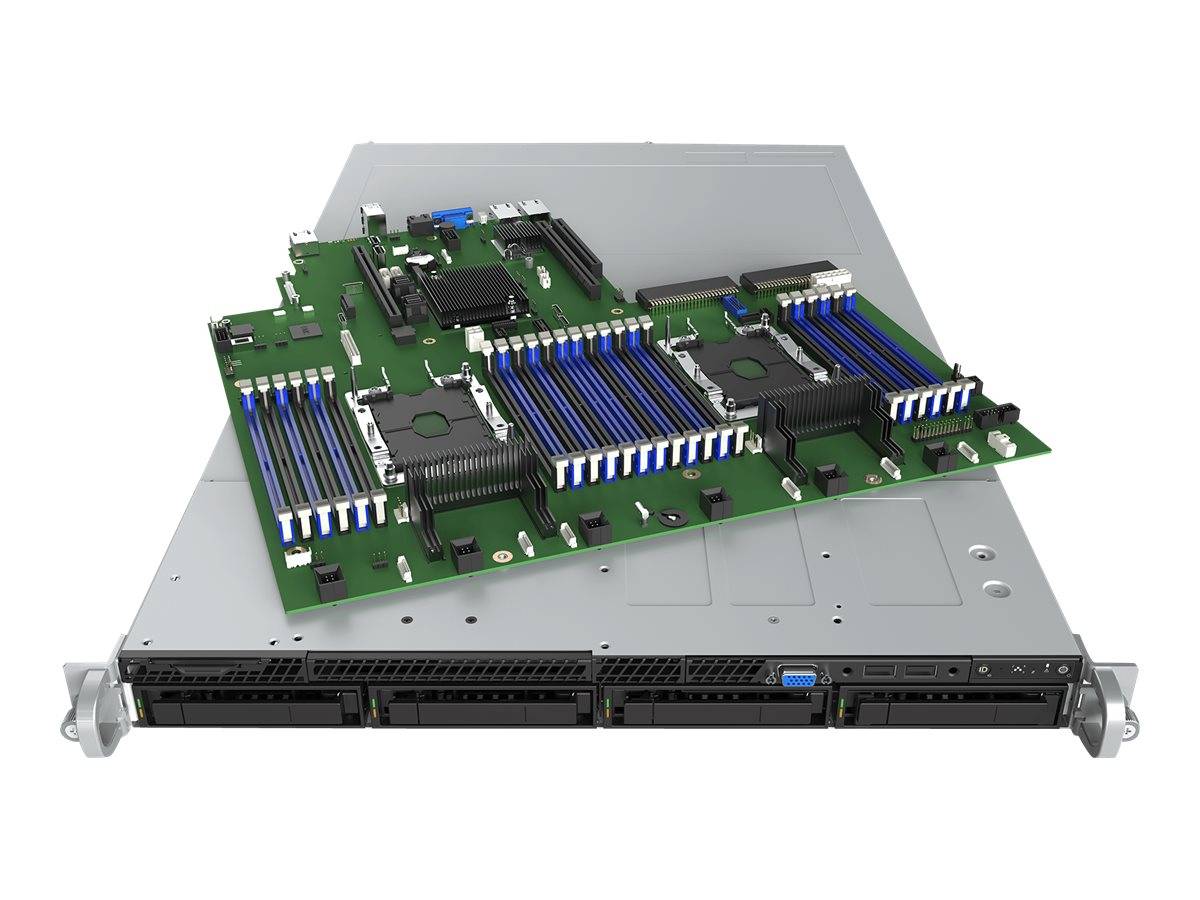 Intel Server System R1304WFTYSR - Server - Rack-Montage - 1U - zweiweg - keine CPU - RAM 0 GB - SATA - Hot-Swap 6.4 cm,