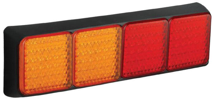 LED Kombinationsleuchte, 2 x Brems- u. Schlusslicht, 2 x Blinker, Serie 100, ECE