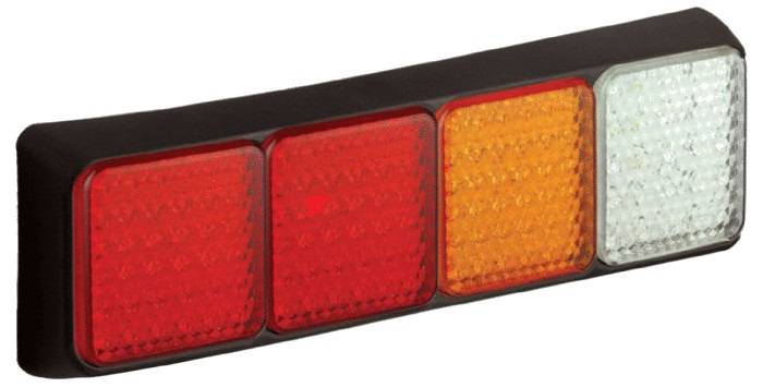 LED Kombinationsleuchte, 2 x Brems-, Rücklicht, Blinker, Rückfahrleuchte, Serie 100, ECE