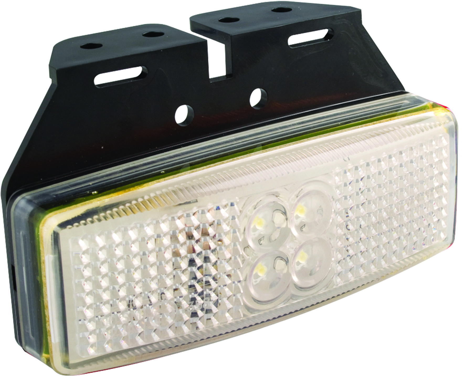 LED Positionsleuchte, inkl. Reflektor, mit Montagehalter, Weiß, Serie 1491
