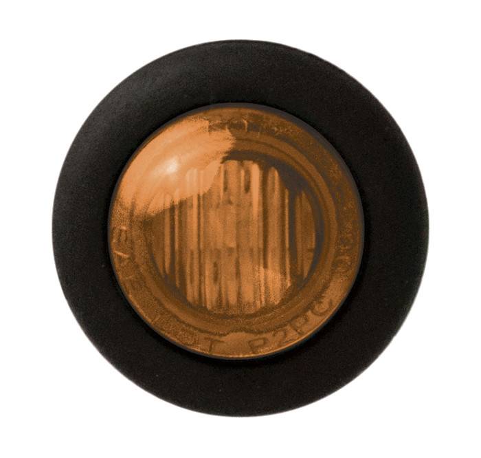 LED Markierungsleuchte, Seitenmarkierung, Rund, Orange/Gelb, 12-24 Volt