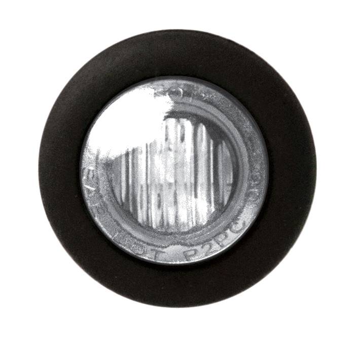 LED Markierungsleuchte, Positionsleuchte, Rund, Weiß, 12-24 Volt