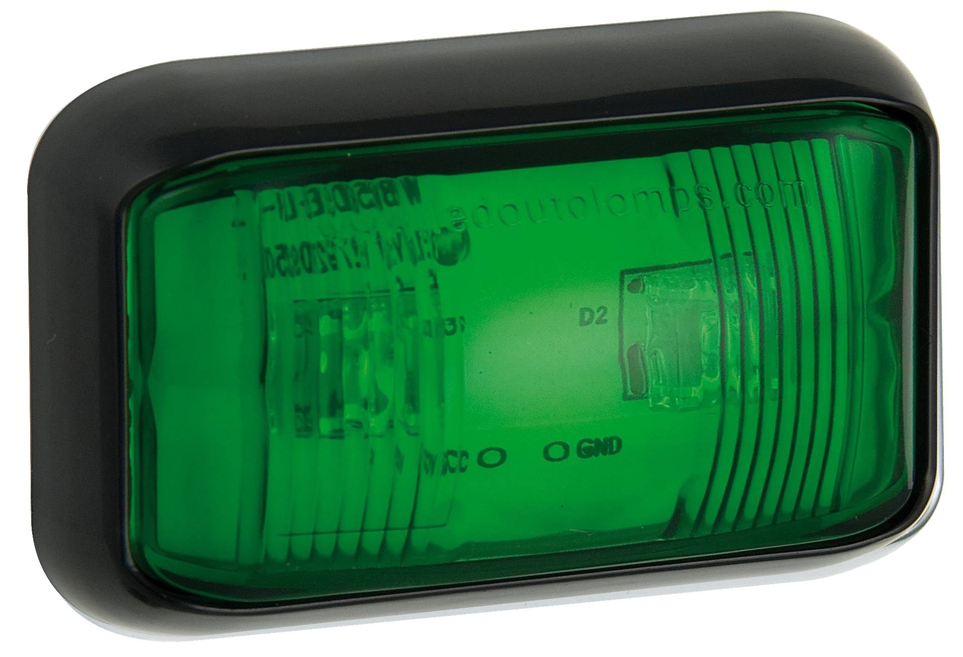 LED Markierungsleuchte, Begrenzungsleuchte, LED Grün, Serie 58