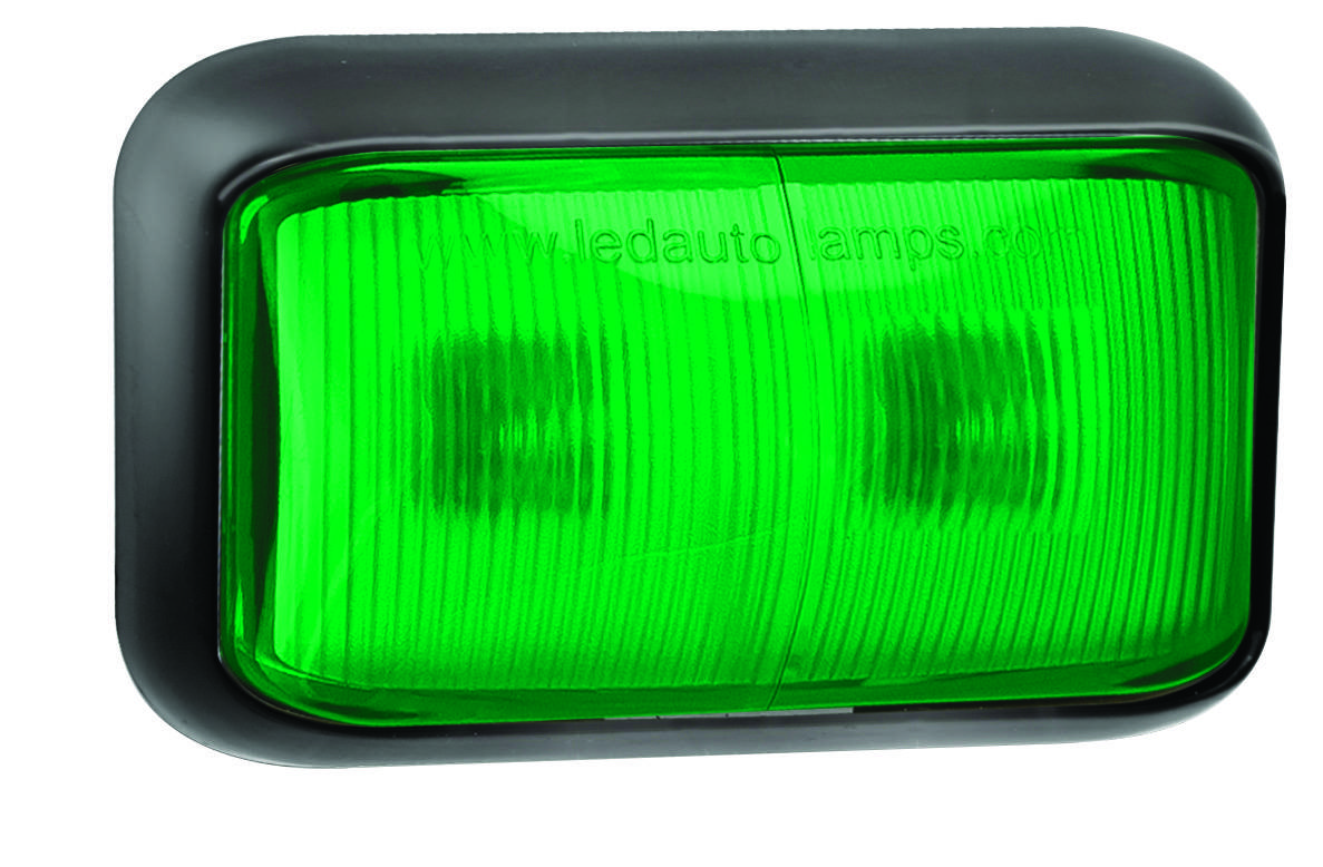 LED Markierungsleuchte, Begrenzungsleuchte, LED Grün, Serie 58