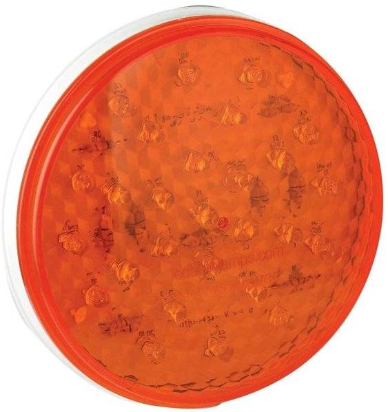 LED Blinkleuchte, Serie 110, Ø 109 mm, 12/24 Volt, 3-PIN-Plug, ECE geprüft