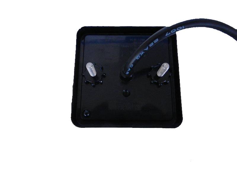 LED Brems- u. Rücklicht, Serie 81, 12 Volt, 81 mm x 81 mm, ECE geprüft