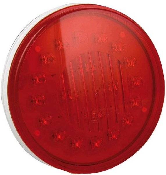 LED Nebelschlussleuchte, Serie 110, Ø 109 mm, 12/24 Volt, 3-PIN-Plug, ECE geprüft
