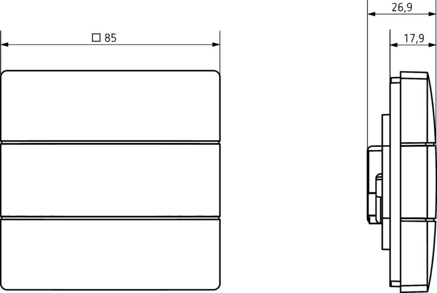 Theben Raumcontroller iON 108 KNX