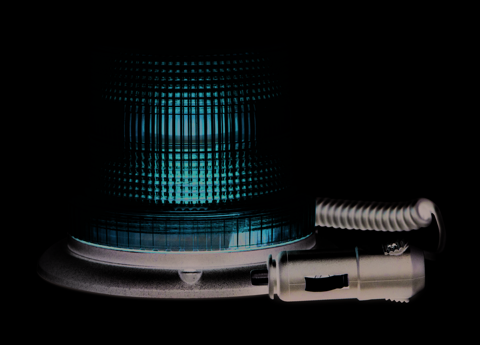 LED Kennleuchte, Magnetmontage, Gelb, Vierfachblitz, geprüft nach ECE R10