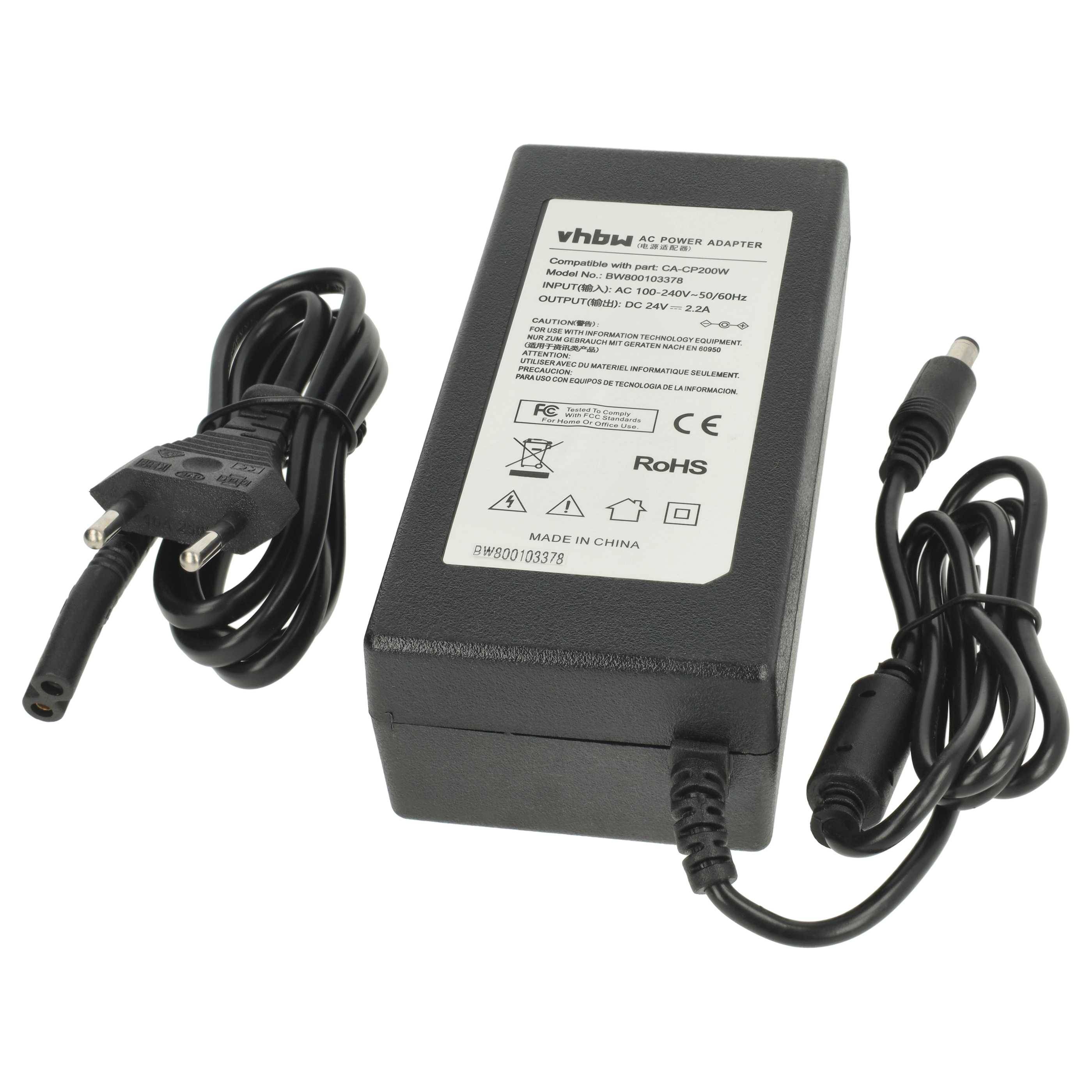vhbw Netzteil kompatibel mit Canon Selphy CP770, CP780, CP790, CP800, CP810, CP-820, CP910, CP820, CP-910, CP900 Drucker - 52,8 W