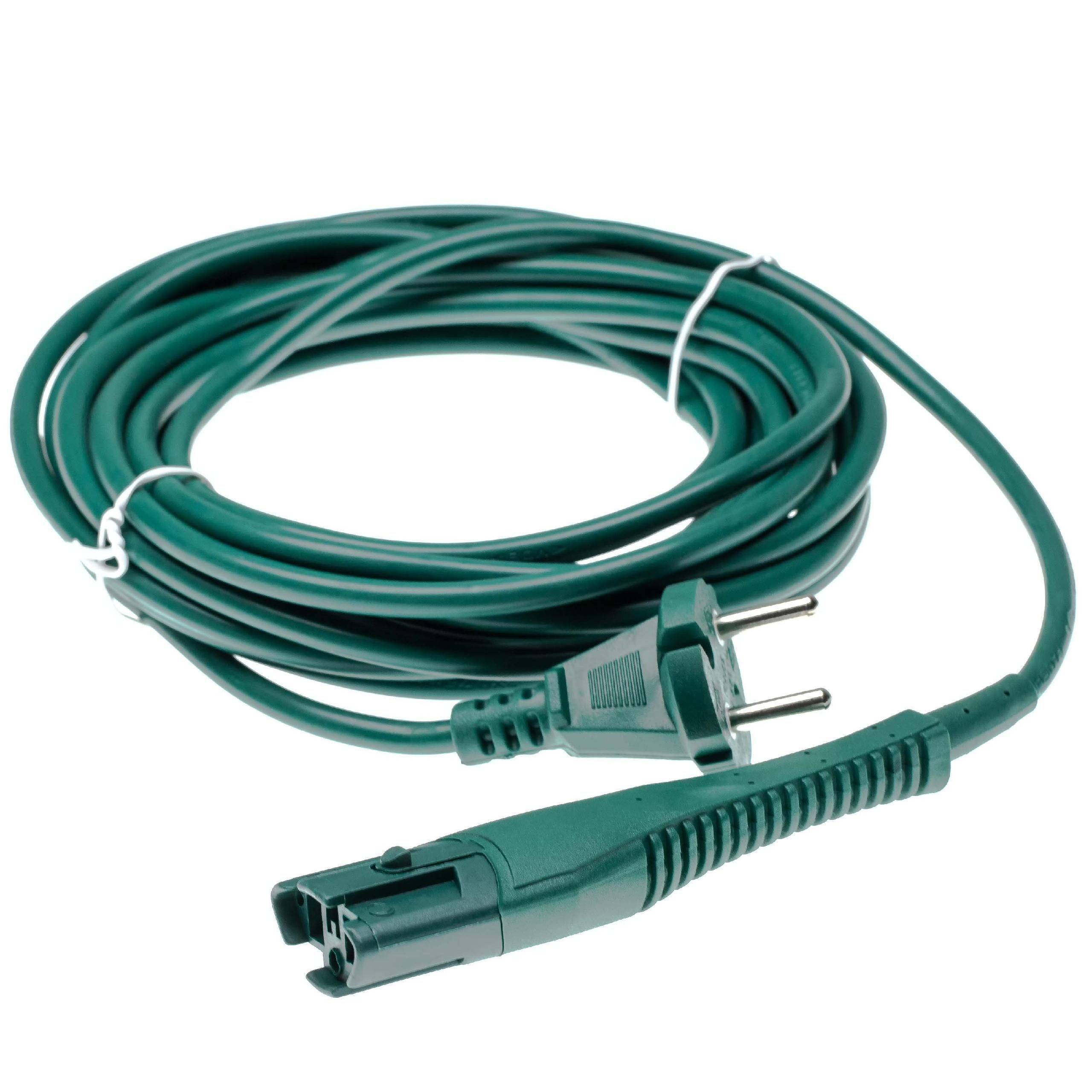 Stromkabel für Vorwerk Kobold 130/131 u.a. 7m, dunkelgrün