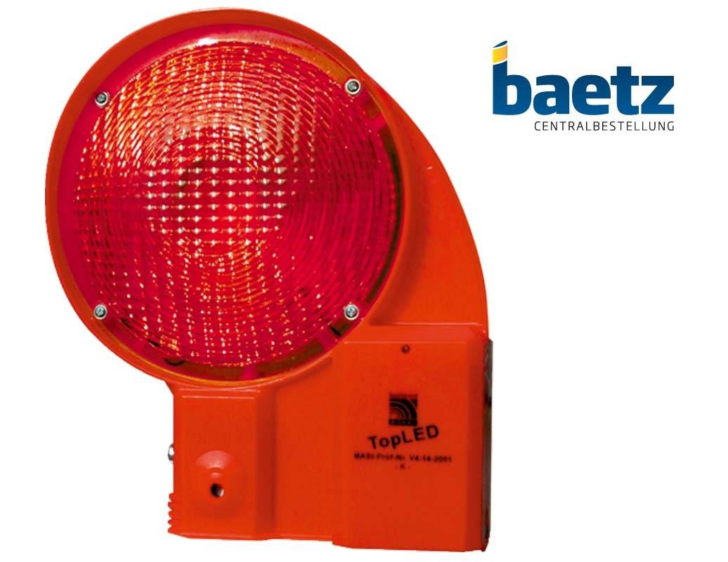 TopLED Sicherheitsbakenleuchte, BASt geprüft, ein- u. zweiseitig rot