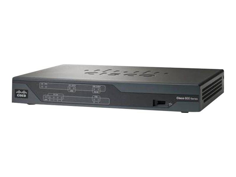 Cisco 886 VDSL/ADSL over ISDN Multi-mode Router - Router - ISDN/DSL - 4-Port-Switch - WAN-Ports: 2 - 802.11b/g/n (draft 2.0)