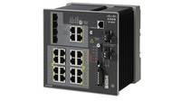 Cisco Industrial Ethernet 4000 Series - Switch - managed - 4 x Gigabit SFP + 8 x 10/100/1000 (PoE+)